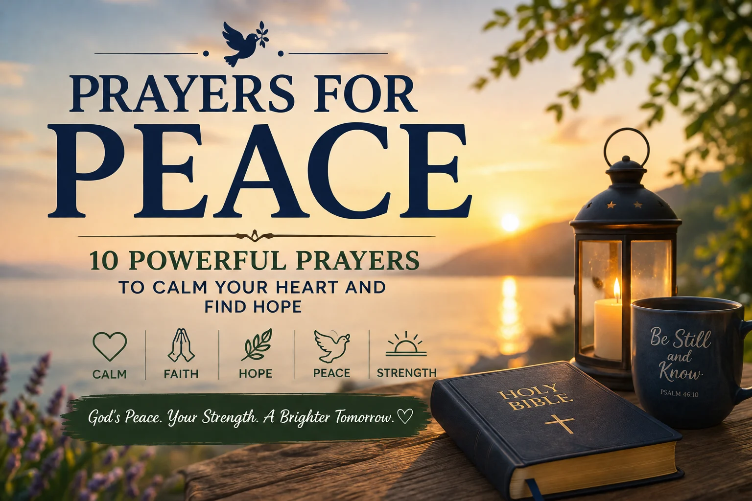 Prayers for Peace: 10 Powerful Prayers to Calm Your Heart and Find Hope