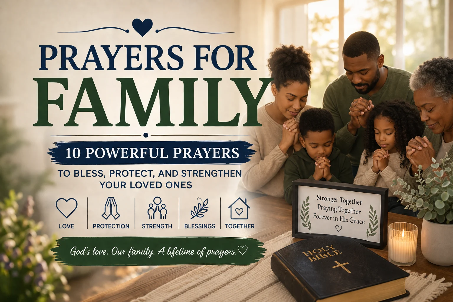 Prayers for Family: 10 Powerful Prayers to Bless, Protect, and Strengthen Your Loved Ones